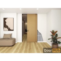 PARALELO WOOD PLUS Heavy-Duty Synchronized Double Sliding Door Frame for developers| DoorHub UAE Itar al bab 